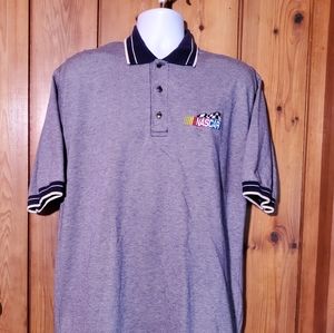 Jonathan Corey Nascar Double-Tipped Polo Shirt XL